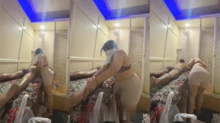 Chubby Bra Girl – Massaging Naked Customer Loud MMS