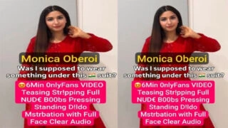 Monica Oberoi Famous Punjabi NRI Teasing Stripping Mstebation