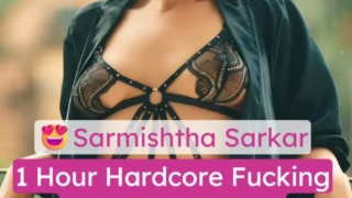 Sarmishtha Sarkar enjoys 1 hour hardcore fucking session with strong bull on bed