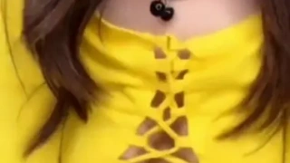 Hot Desi Girl Priyanshi Stripping Fully Nude and Shaking Her Boobs on Tango Live